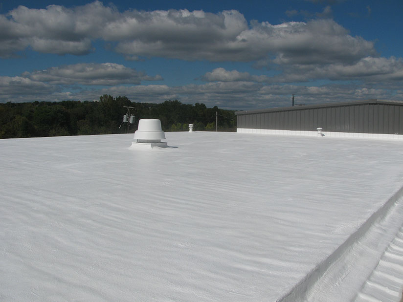 Commercia roofing contractor TX Texas coatings metal foam membrane