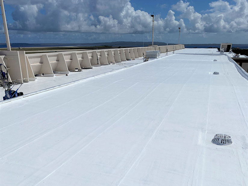Commercia roofing contractor TX Texas coatings metal foam membrane